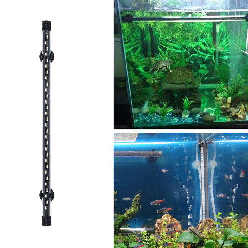 Waterproof Aquarium Light Submersible Lights Fish Tank Underwater Brightening Lights High Brightness LED Lighting Landscaping