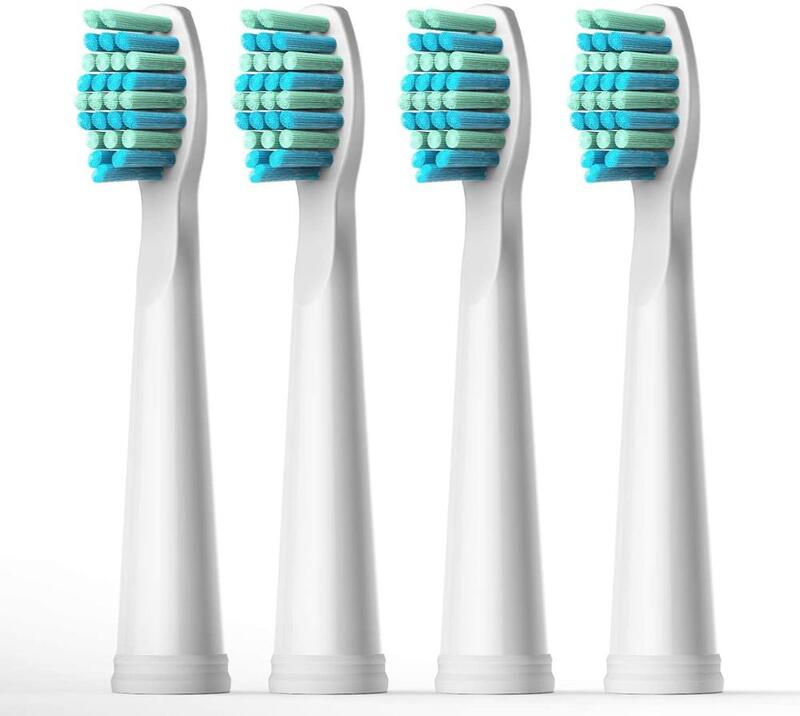 Fairywill-Cabezal de cepillo de dientes eléctrico, cerdas suaves reemplazables sónicas para FW-507, FW-508, FW-917, FW-959