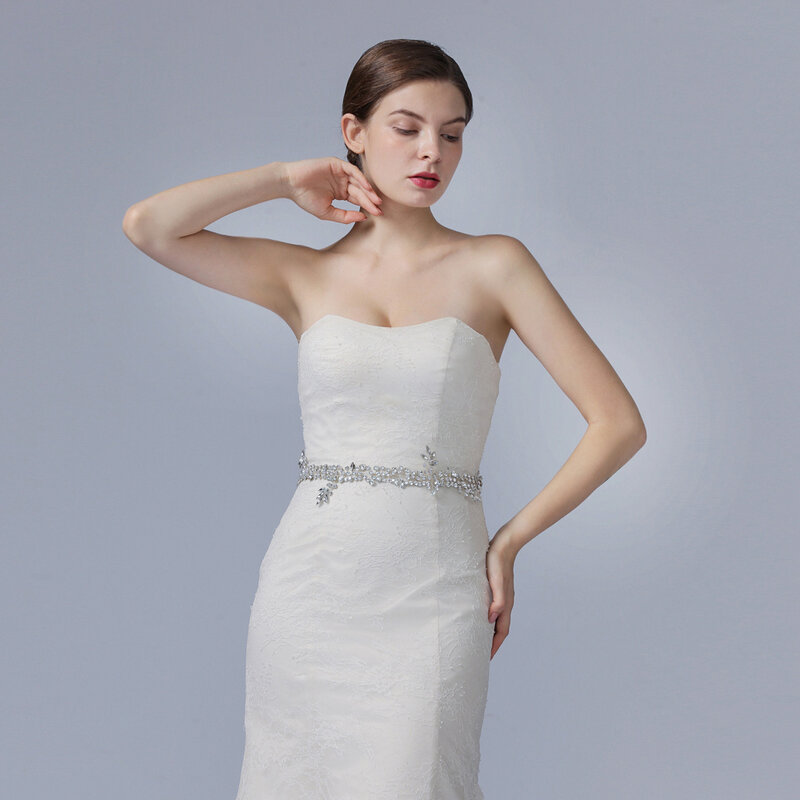 Trixy sh259 alta qualidade vestido de casamento cinto de noiva cinto de strass cinto de casamento nupcial faixa de prata cinto de diamante para noivas