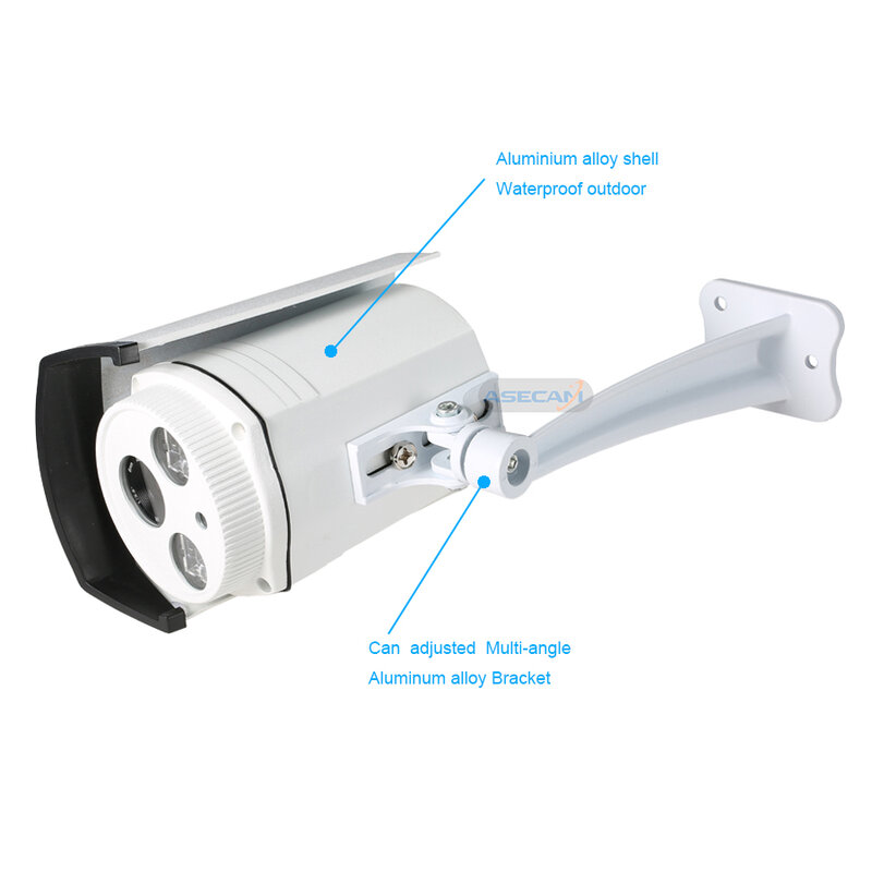 Super 5MP AHD telecamera di sorveglianza Zoom 4X automatico obiettivo varifocale 4MP CCTV Array esterno telecamera di sicurezza a infrarossi da 3mp