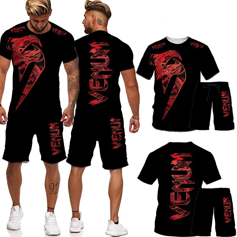 2021 الصيف كم قصير ثلاثية الأبعاد طباعة قميص شورتات للبحر الشارع الشهير عادية رجالي البدلة 2 قطع INCERUN الرجال هاواي مجموعات الطباعة