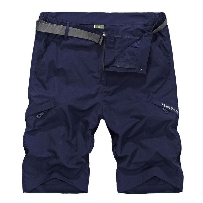LoClimb-pantalones cortos para senderismo al aire libre para hombre, ropa para escalada de montaña/Camping/senderismo/viaje, de secado rápido, color caqui, AM385