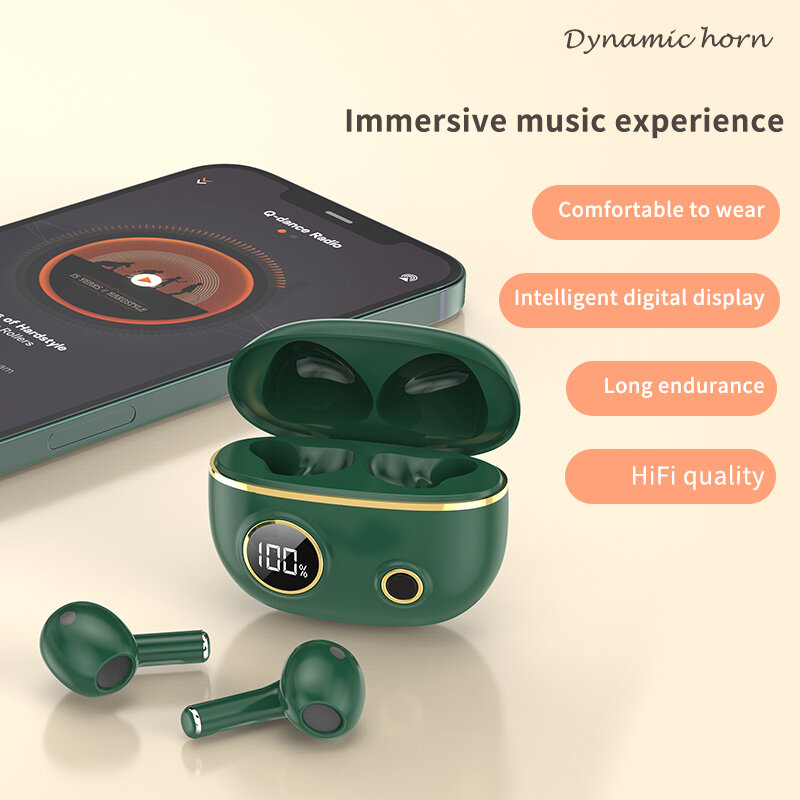 SELFLY Games Earphone Earbud Olahraga Kontrol Sentuh Bluetooth Nirkabel 5.0 Headphone untuk Huawei OPPO Xiaomi TWS Headset Musik