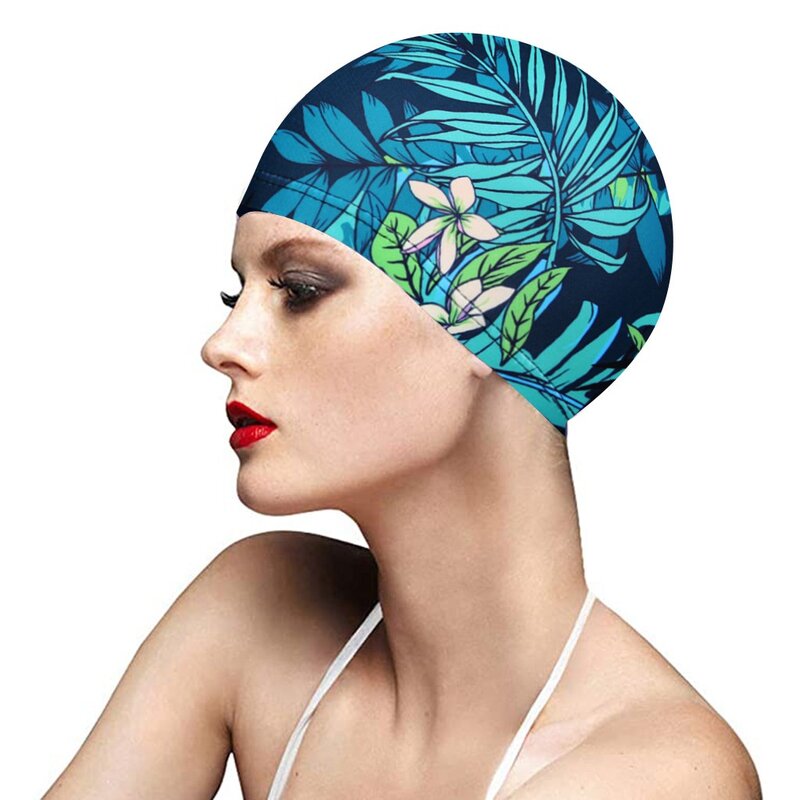 Bonnet de natation pour adultes, en tissu Silicone à haute élasticité pour piscine, imperméable, protection des oreilles, accessoires de natation