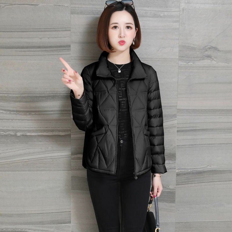 2021 New Down Padded Jacket Women's Light and Thin Short Fashion Casual Winter Coat Women Loose Korean Thick Padded Jacket