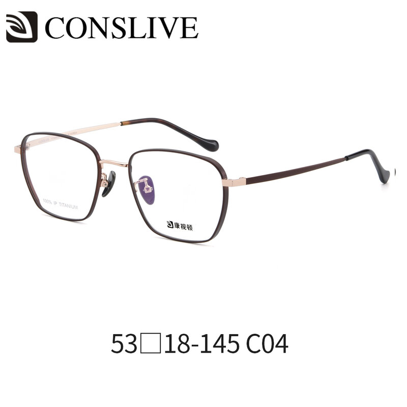 Óculos de grau para homens multifocal progressivo ultraleve de titânio ótico para visão yl8005
