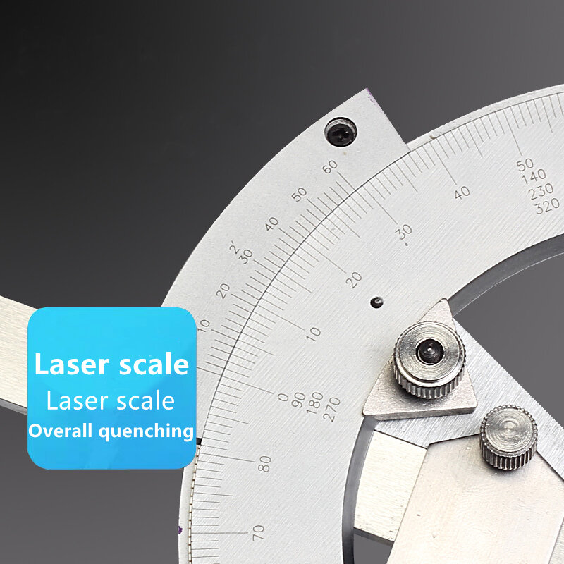 Righello angolare display digitale strumento di misura angolare universale 0-320 di alta precisione studenti industriali misurano l'angolo multi-fu