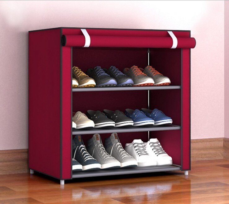 CellDeal 3/4/5/6/7 warstwy pyłoszczelna stojak na buty włóknina półka na buty przechowywanie w domu sypialnia dormitorium szafka korytarzowa organizator