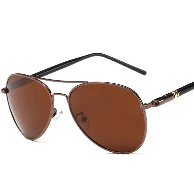 Солнцезащитные очки унисекс, поляризованные светильник в металлической оправе, UV400