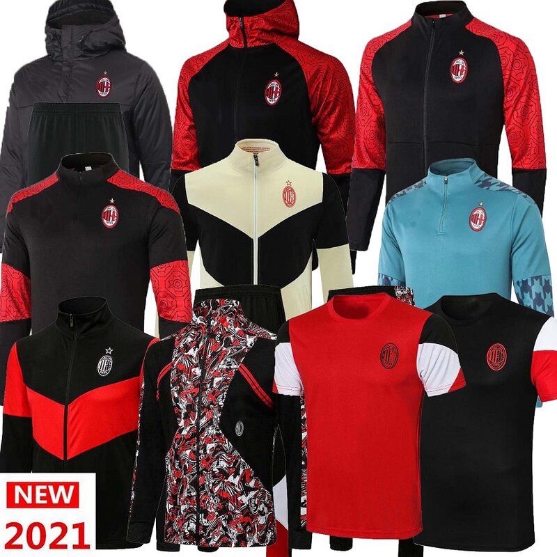 Baru 2021-22 Kit Dewasa Lengan Panjang Jcket Seragam Baju Olahraga Sepak Bola Jersey 20 21 Jas Latihan Mantel Sepakbola