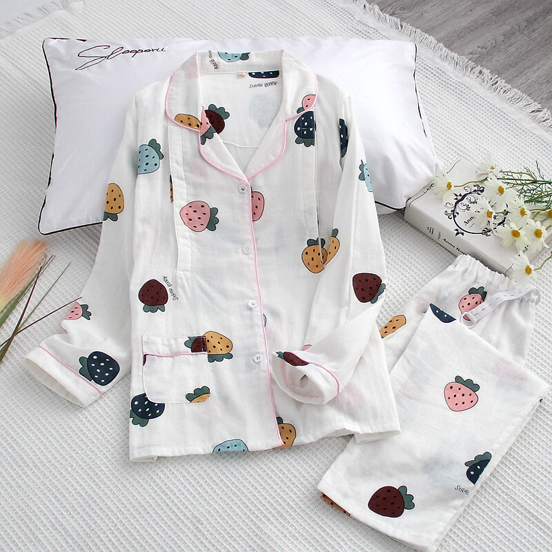 Conjunto de pijama avulso para maternidade, roupa de dormir, 100% algodão, 62.5kg-82.5kg, macia, amamentação, roupa de dormir