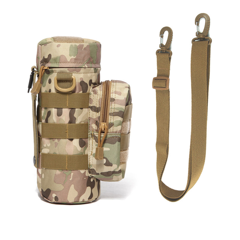 Multifunction Bottle Pouch Large Capacity Water Bag Tactical Kettle Pouch Water Bottle Holder Military Camouflag Shoulder Bag