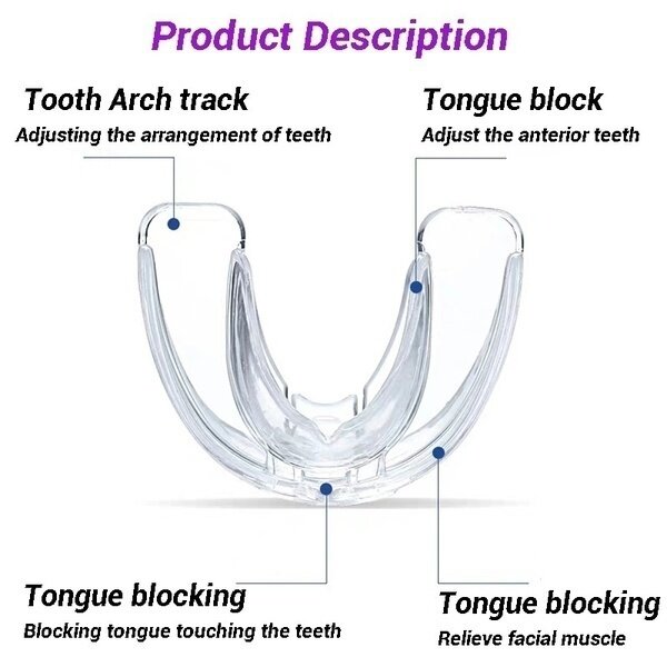 3 pçs/set Dente Ortodôntico Appliance Alinhamento Trainer Dental Dente Guarda TeethStraightener Cinta Material de Silicone Profissional
