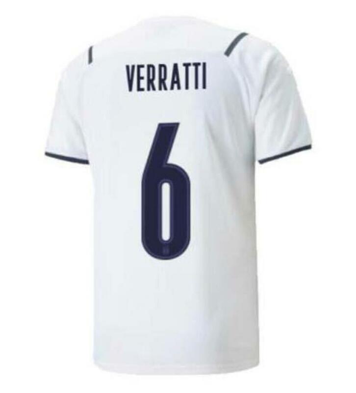 Camisa de fútbol para hombre, uniforme de fútbol para trotar, chielini VERRATTI BELOTTI TOTTI insignia, 2021, 2022