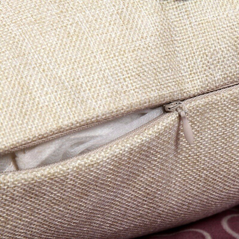 Capa de almofada de estilo moderno branco preto 45x45cm linho decorativo capa de almofada sofá cama travesseiro