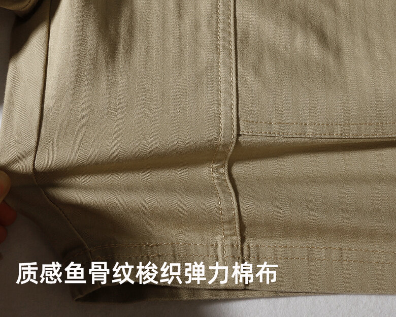 Новинка лета 2021, тканые шорты в японском стиле для инструментов, мужские Модные брендовые потертые Свободные повседневные Прямые эластичны...