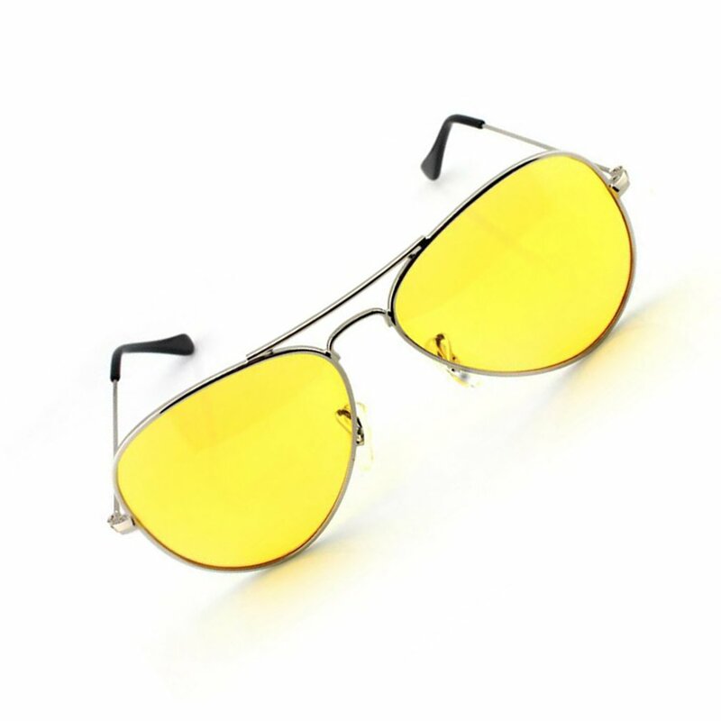 แฟชั่นแว่นตากันแดดสีเหลือง Night Vision แว่นตากันแดด Anti-High Beam Polarized Night Vision Goggles