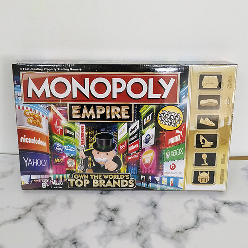 Educational Toys Classic English & Russian Monopoly Game Board Monopoly Game Adult Family Gaming Together Popular Fans