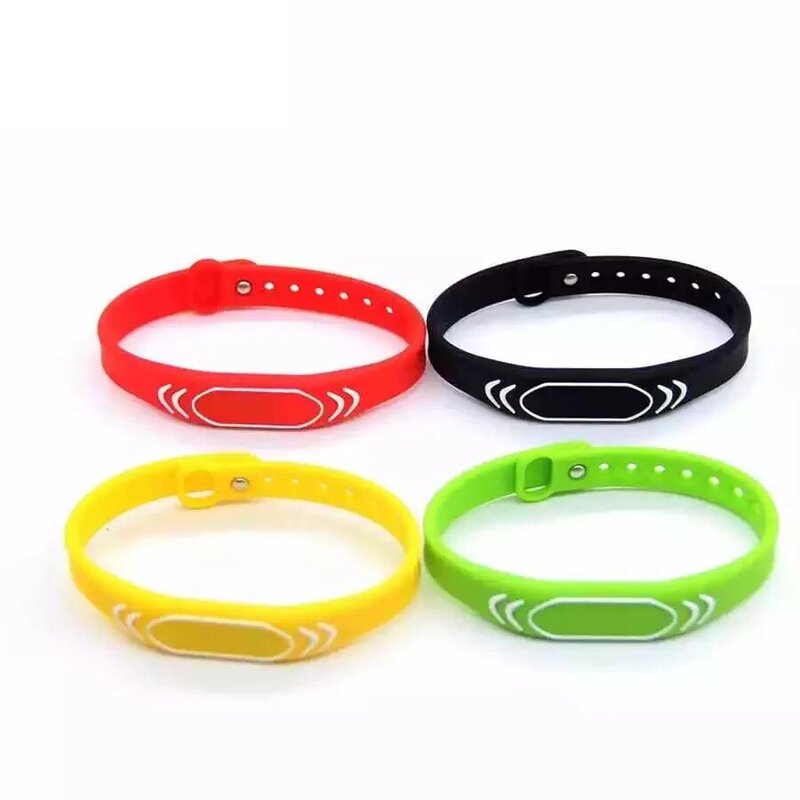Waterproof Wristband Bracelet Access Control Card Keyfobs Tags IC 13.56MHz Adjustable Read Only