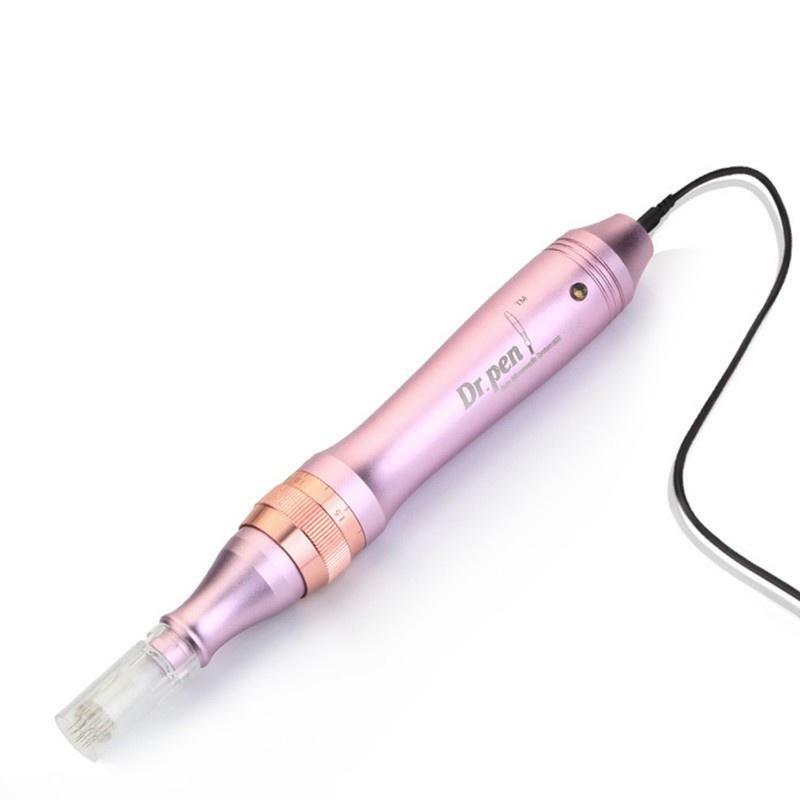 Dr ปากกา M7 2Pcs ปลั๊กรุ่น Skin Care Machine อุปกรณ์ Derma Pen Tattoo Microblading เข็ม Mesotherapy เครื่องมือบำรุงผิวหน้า