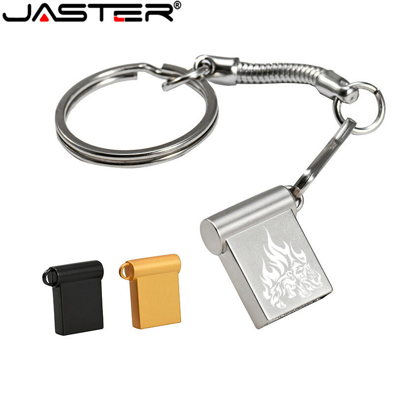 Jaster-mini pendrive usb 2.0, tamanho real, 32gb, 64gb, 128gb, 16gb, 8gb