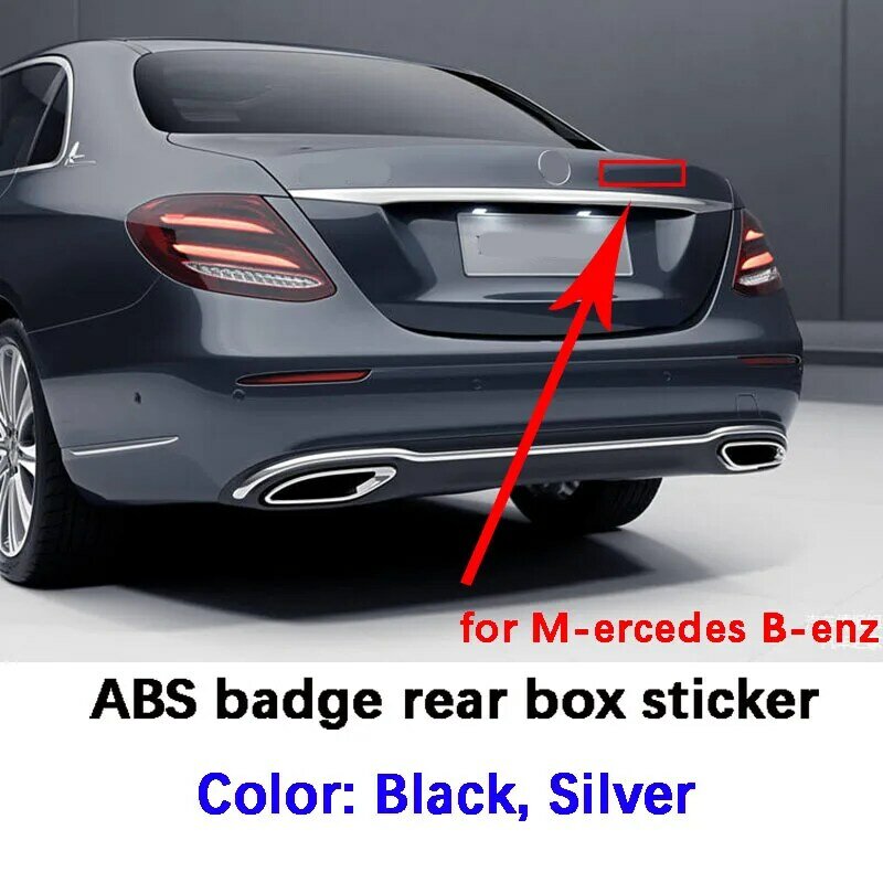 1 pz adesivi Badge bagagliaio auto per Mercedes Benz A C E R classe M CLA GLA AMG W204 W210 W124 W205 W203 adesivo accessori auto
