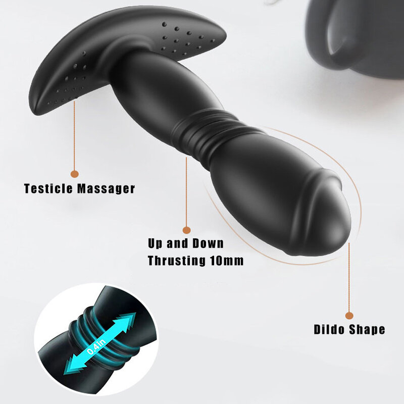 Anal Vibrator Butt Plug for Men Prostate Massager Masturbators Dildo App Remote Control Wearable Sex Toys for Women Men Adult