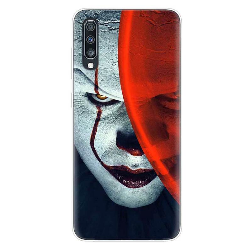 Pennywise – coque d'horreur Clown pour Samsung, compatible modèles Galaxy A51, A71, A50, A70, A20, A30, A40, A10, A20E, J4, J6, A6, A8, A7, A9 2018