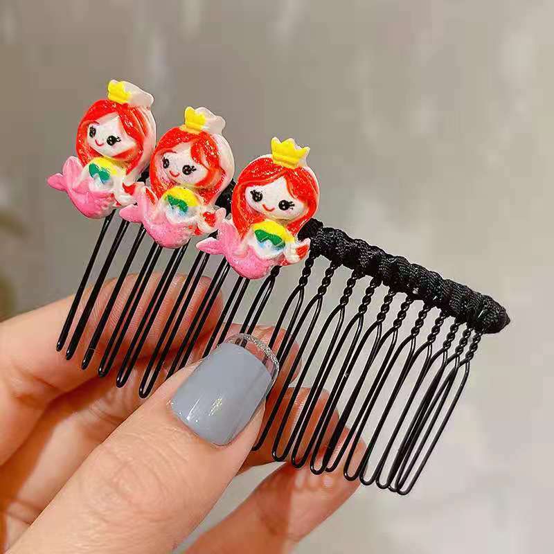 2021 hildren combs Broken hair clip kruszarka do włosów śliczne grzywki piękny włożony grzebień zwierząt roślina owocowa akcesoria dla dziewczyny prezent