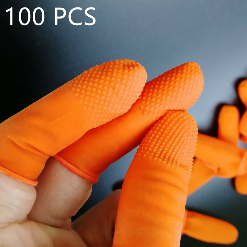 100 шт одноразовые латексные резиновые перчатки для пальцев антистатические защитные перчатки для кухонных аксессуаров анти-Перекрестная и...