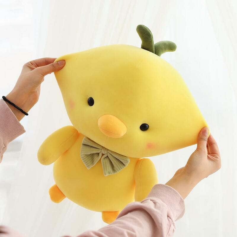 25/35/50cm Simulation mignonne peluche jaune poulet doux poupée jouets en peluche pour les enfants