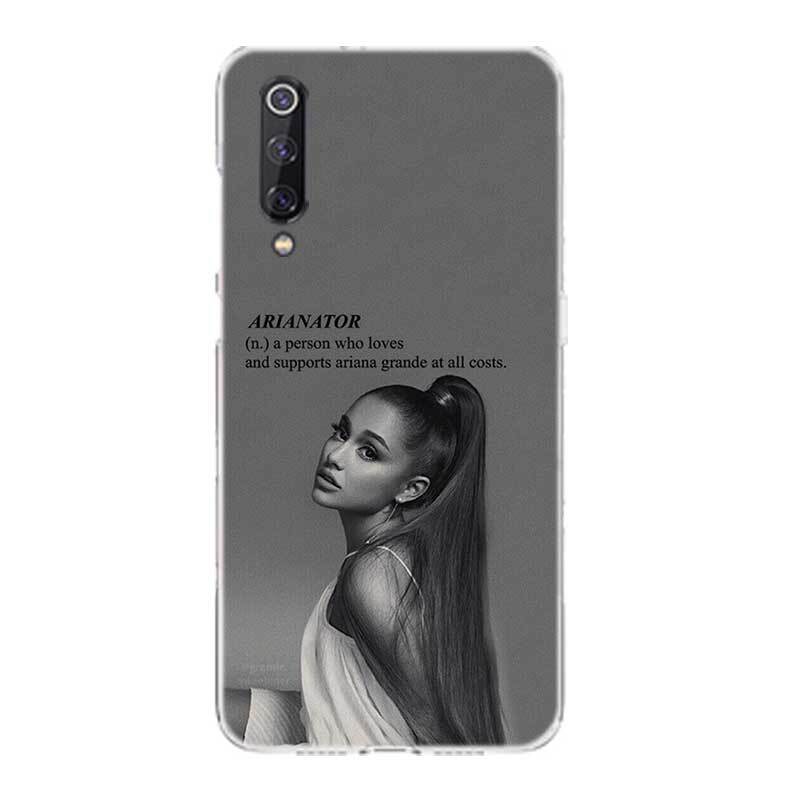 Ariana-capa de coração divertida ag para telefones huawei, honor 20 pro, 8x, 9, 10 lite, 8a, 8c, 8s, v20, 20i, y5, y6, y7, y9 2019
