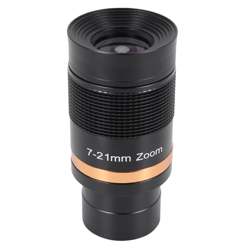 Astronomical Telescope Eyepiece 1.25inch 7-21mm Zoom Eyepiece Continuous Zooming Variable