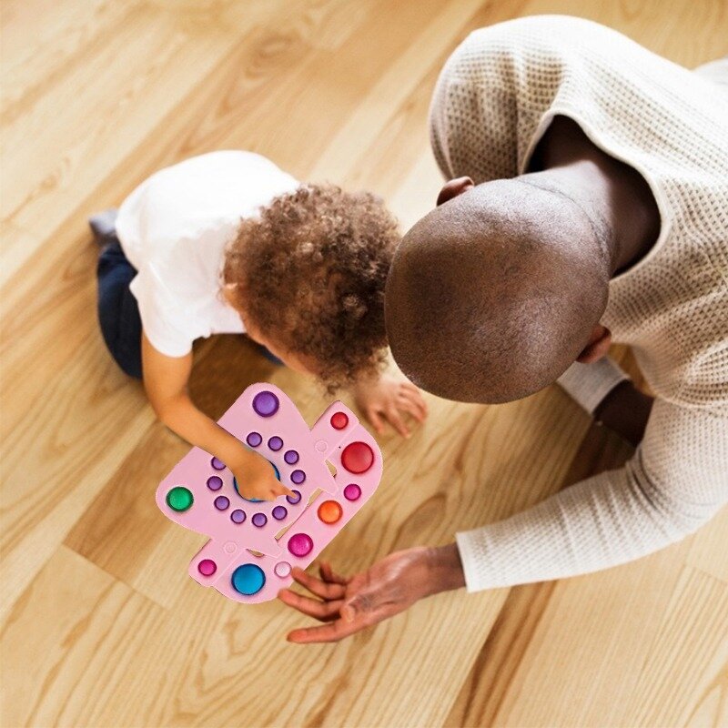 Big Push Bubble Sensori Simple Dimple Fidget Toy Reliver Stress Toys Kawaii Phone Handle Game Kids Antistress Jouet Enfant