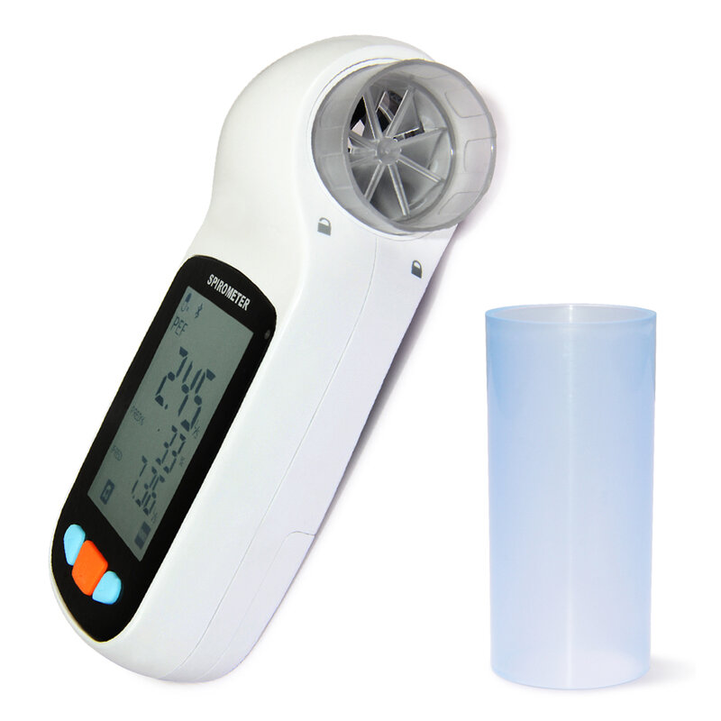 SP70B 디지털 Spirometer 블루투스 적외선 모드 폐 호흡 Spirometry 진단 소프트웨어