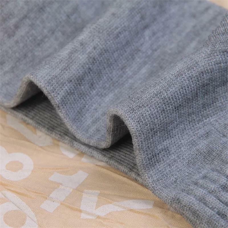 10Pairs/lot Men's socks in the tube thickening autumn and winter men's socks Solid color comfortable and breathable sports socks