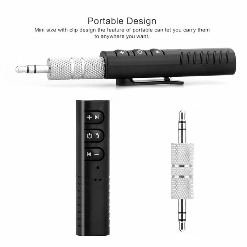 Bluetooth Handsfree Kit Car Auto 3.5mm Jack Aux Bluetooth Wireless Music MP3 Audio Adapter Earphone Receiver dropshipping 2020