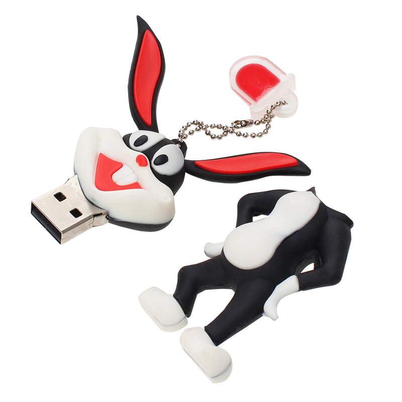 BiNFUL Pen Drive Cute bunny Usb Flash Drive USB 2.0 Pendrive 4GB 8GB 16GB 32GB 64GB 128GB 256GB 512GB High Quality Usb Stick