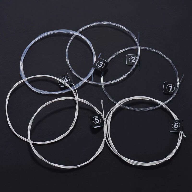6pcs/Set Orphee NX36 Strings for Bass Guitar Strings Nylon Strings Set For Classical Guitar Strings Musical Instruments Part