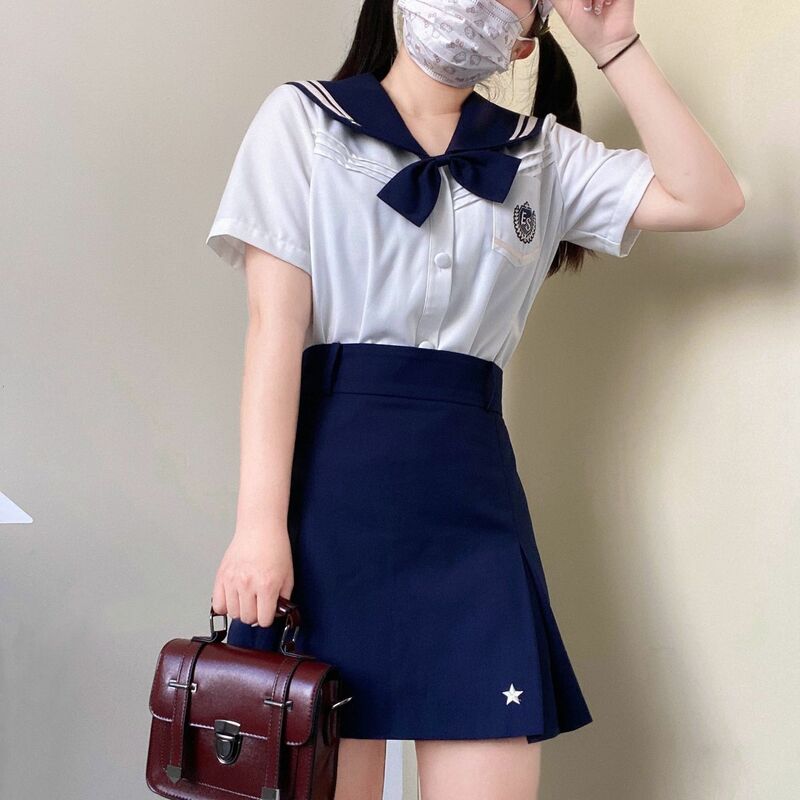 HOUZHOU JK-bandolera de cuero para mujer, mochilas bandolera de lujo para chicas, bolsos negros Harajuku japoneses, Mensajero de otoño 2021