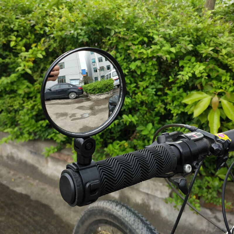 Universal กระจกหมุนมุมกว้างกระจกมองหลังจักรยาน Handlebar Reflector Road MTB จักรยานจักรยานอุปกรณ์เสริม