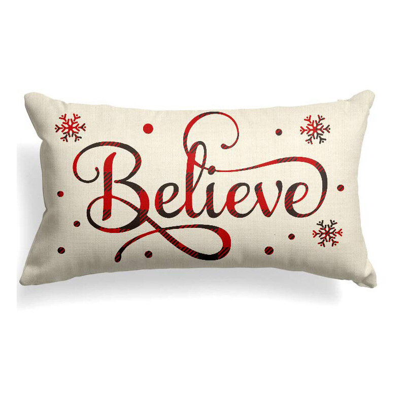 Xmas Christmas Cushion Cover Navidad Pillow Case Sofa Cushion Covers For Living Room Bedroom Happy New Year 2022 Christmas Gifts