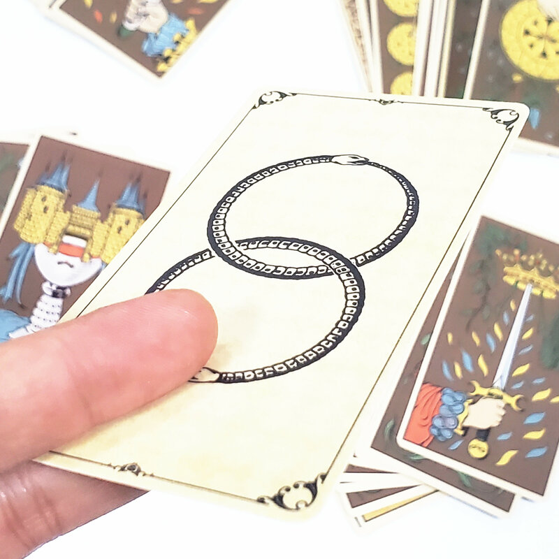 2021 nowy symboliczny Tarot z Wirth Party Tarot Deck dostarcza grę planszową Party karty do gry 78 sztuk kart tarota