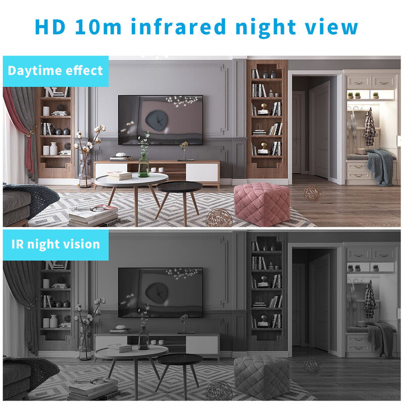 Videocamera HD 1080P Wifi telecamera IP di sorveglianza Robot per interni Smart Home Video telecamera di sicurezza CCTV Wireless Baby Monitor Ycc365 Plus