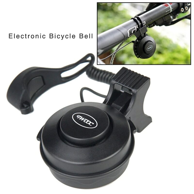 TWOOC – sonnette de vélo Rechargeable USB 120db, étanche, klaxon de guidon, alarme pour vélo de route, avec boîte