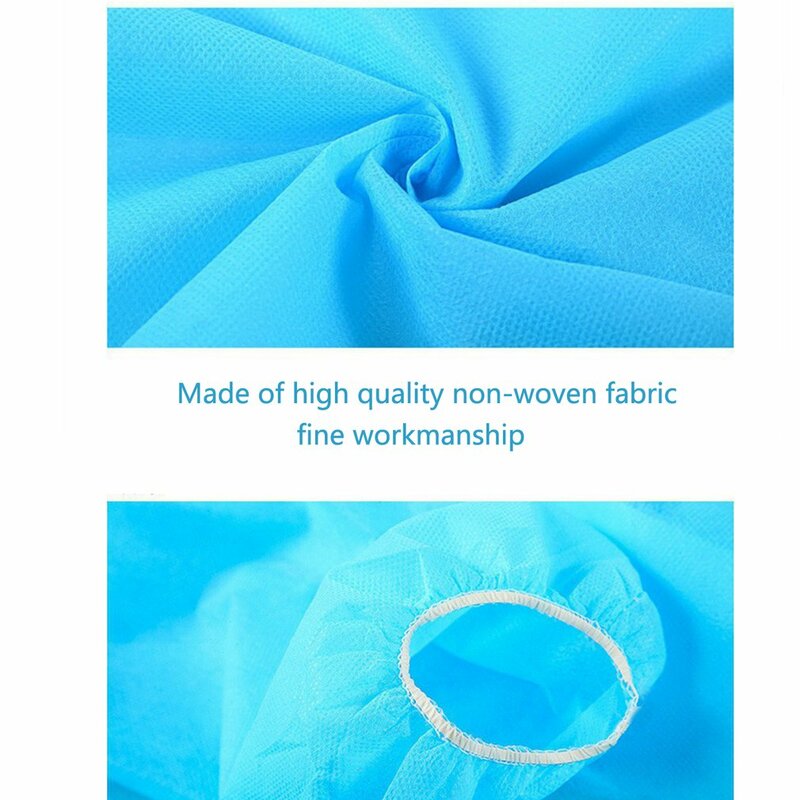 10 PCS Disposable Non woven Gown Thin and Light Breathable  Clothes One-time Protective clothing Garment For Tattoo