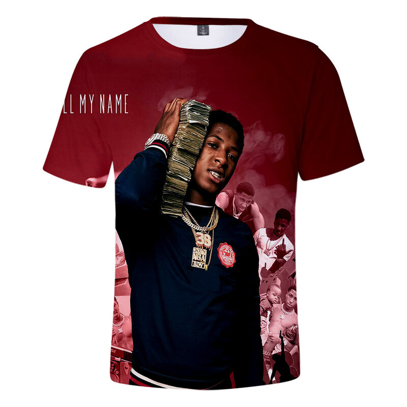 힙합 랩퍼 T 셔츠 Camisetas Hombre 3D 프린트 캐주얼 반소매 Streetwear 오버 사이즈 티셔츠