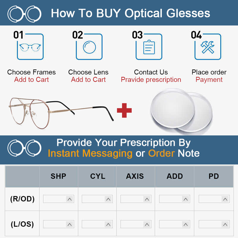 โลหะหลายเหลี่ยมไม่สม่ำเสมอสายตาสั้นแว่นตาผู้หญิงผู้ชายแว่นตาตามใบสั่งแพทย์แว่นตาล้างเ...