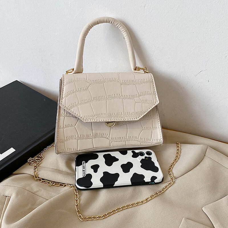Mode Weibliche Umhängetaschen Einfache Taschen Für Frauen 2021 Frühling Pu Leder Dame Schulter Taschen Handtaschen Designer Geldbörsen Hand Taschen