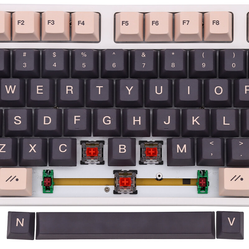 132 مفاتيح النعيم الكرة keycap الكرز الشخصي PBT keycap مجموعة مناسبة ل 61/64/68/71/84/87/96/980/104/108 لوحة المفاتيح الميكانيكية
